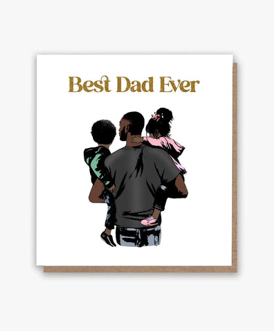 Best Dad Ever Card - All Shades