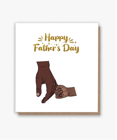Happy Farther’s Day Hands Card - All Shades
