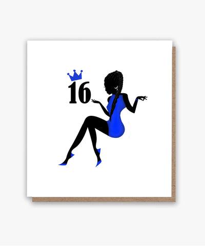 Sweet 16 Card! (B💙)