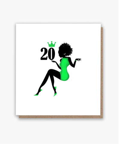 20! Embracing Adulthood (G) Birthday Card!