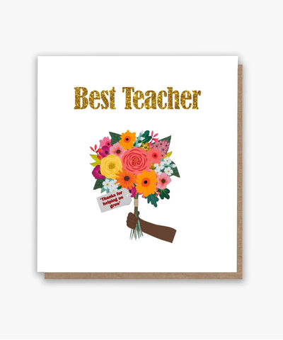 Best Teacher 2 Greeting Card My Store