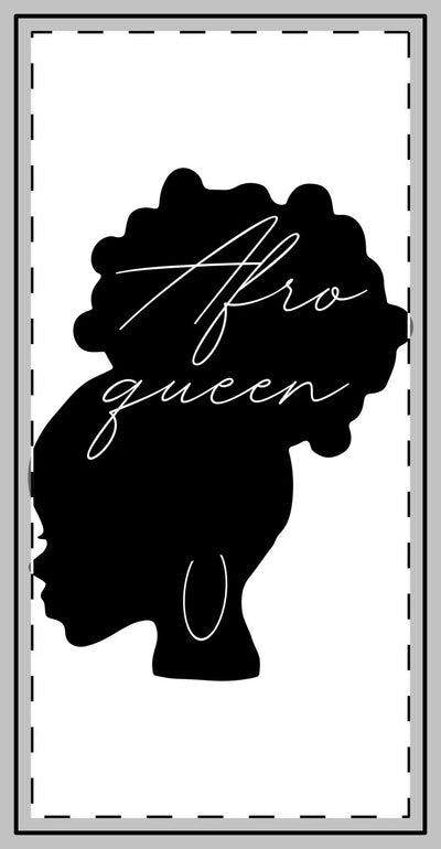 Afro Queen Custom Shape Magnets, Unique Home Decor, Refrigerator Magnet, Gift for Her, Black Girl Magic, African American Art Printify