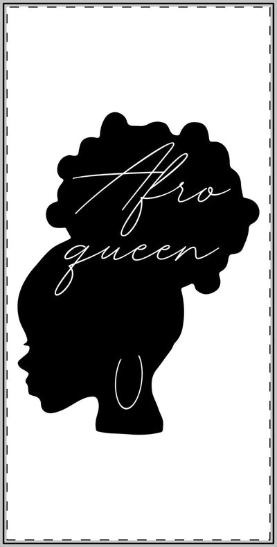 Afro Queen Custom Shape Magnets, Unique Home Decor, Refrigerator Magnet, Gift for Her, Black Girl Magic, African American Art Printify