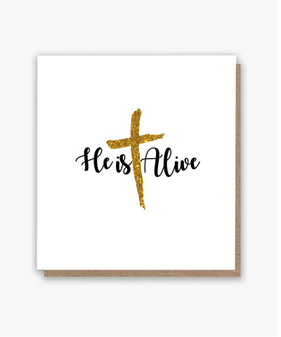 Happy Easter! He is Alive Card