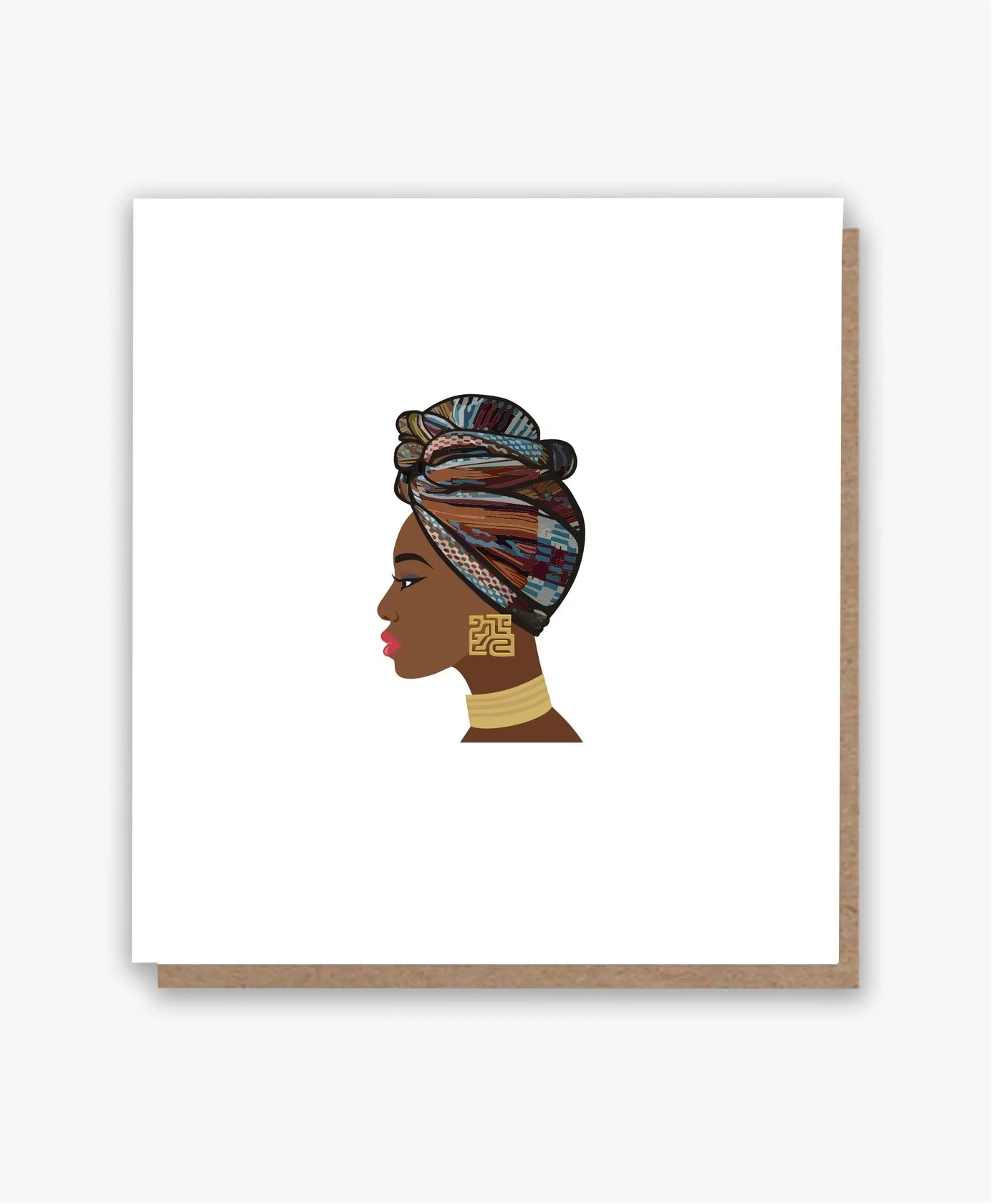 Aztek Headwrap Queen Card 👑