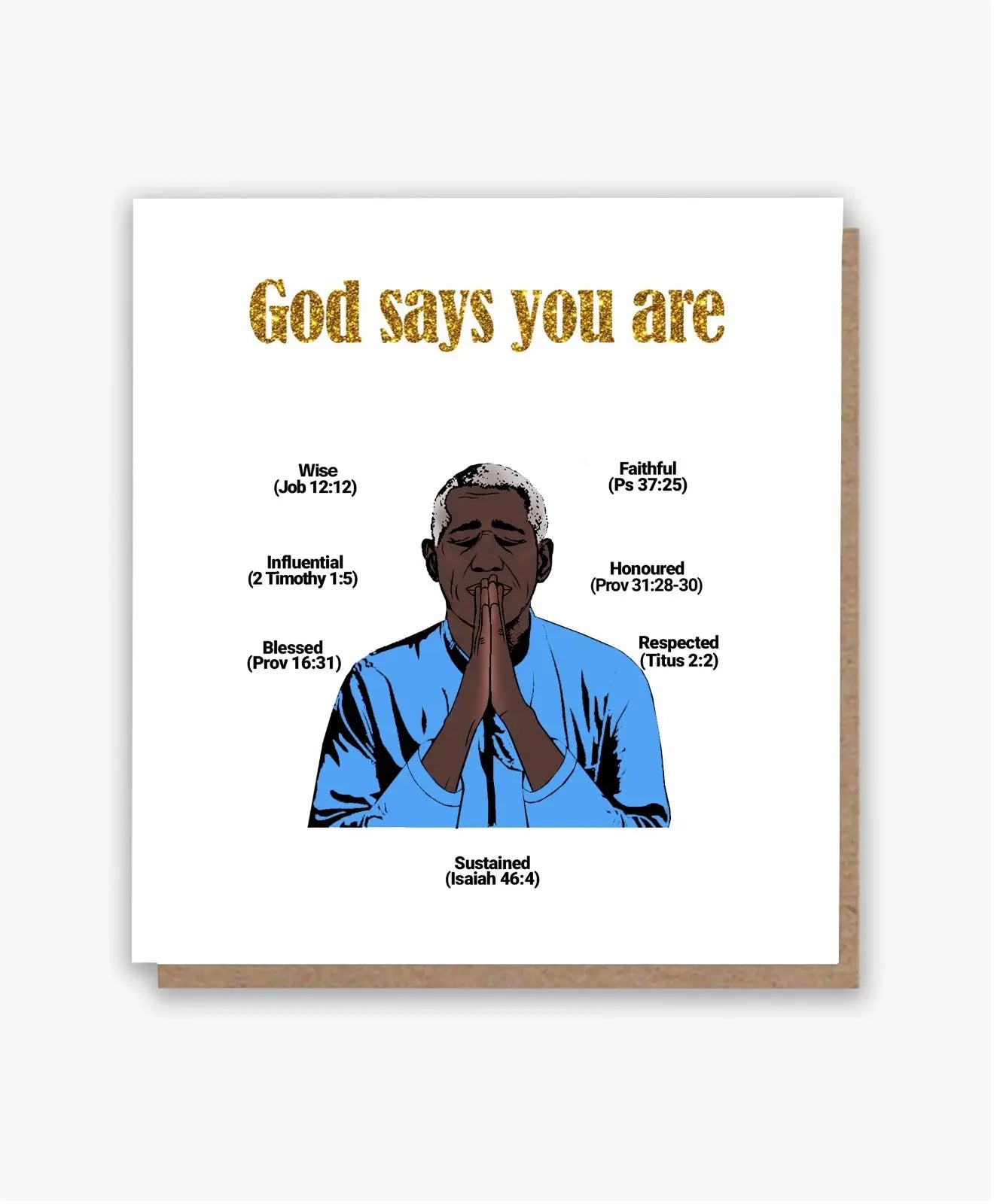 God Says You Are Card Man 3 (For Him) (Copy) My Store