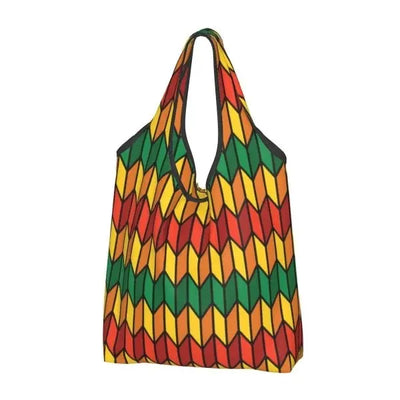 Habesha Print Large Shopping Tote All Shades