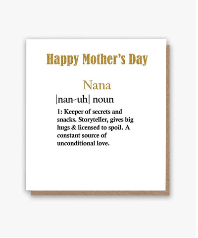 Happy Mother’s Day Nana Card
