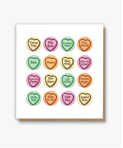 Love Hearts Card           🩷🧡💛💚