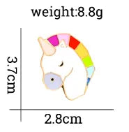 Unicorn Brooch – Fashion Horse Enamel Pin All Shades