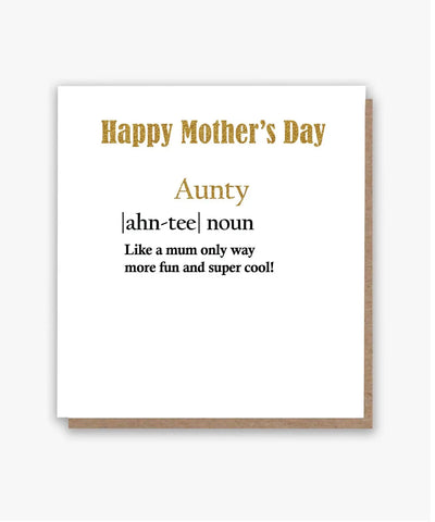Happy Mother’s Day Aunty Card