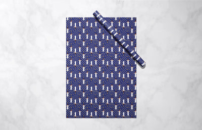 Blue angels Gift Wrap 1 Metre All Shades