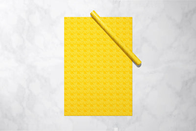 Yellow Ankara Gift Wrap 1 Metre Roll - All Shades