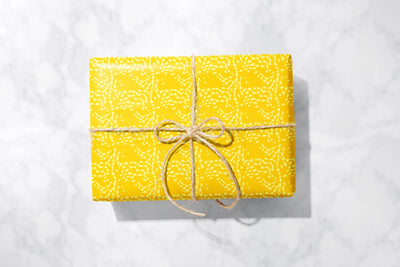 Yellow Ankara Gift Wrap 1 Metre Roll - All Shades