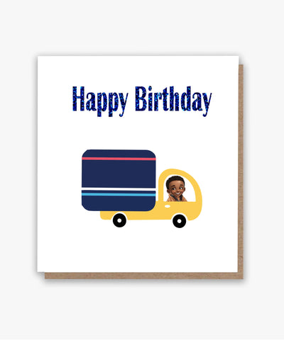 Truck Birthday Card!