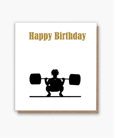 Happy Birthday Weight King Card! My Store