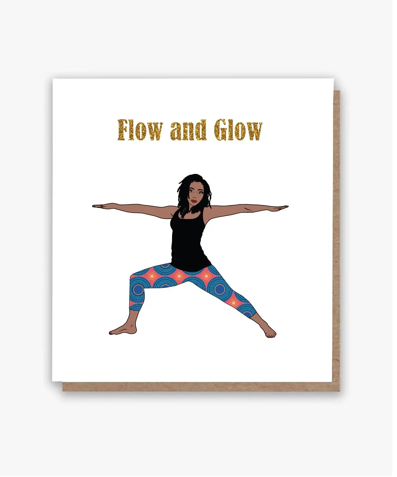 Flow & Glow Card (Lighter Skin Tone)🧘🏾‍♀️ My Store