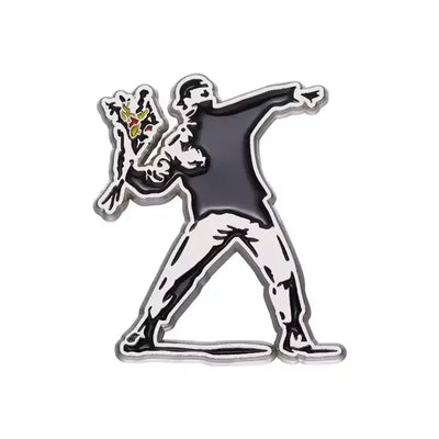 Banksy Male - Enamel Pin All Shades