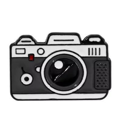 Black Camera - Enamel Pin All Shades