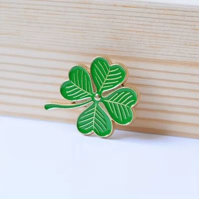 Clover Pin  Enamel Pin – Funny & Sarcastic Badge All Shades