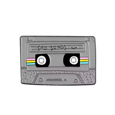 Grey Cassette - Enamel Pin All Shades