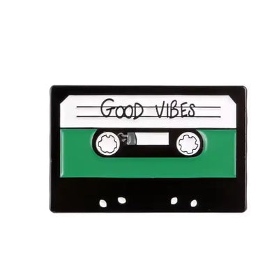 Green Cassette - Enamel Pin All Shades