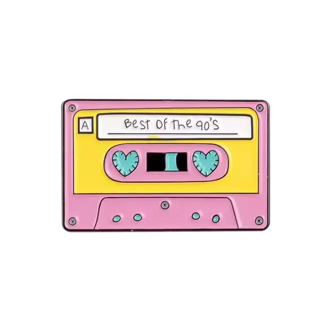 Cassette - Enamel Pin All Shades