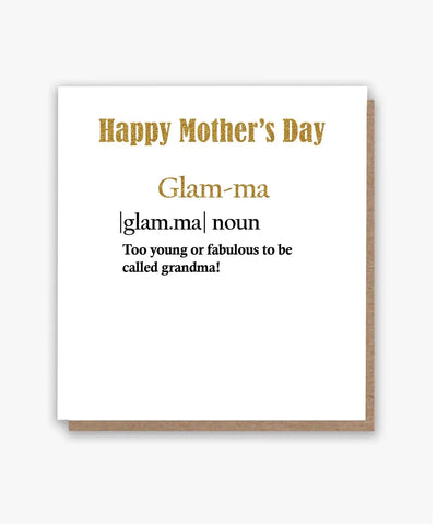 Happy Mother’s Day Glam’ma Card