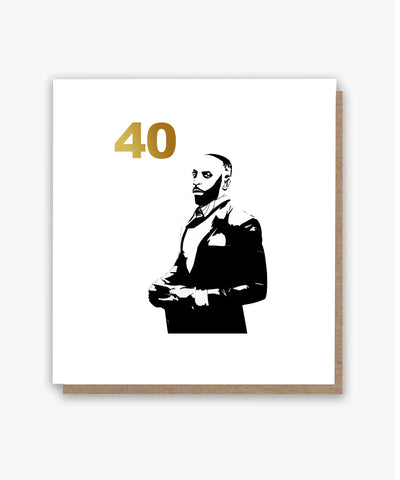 40 and Fly Birthday Card!