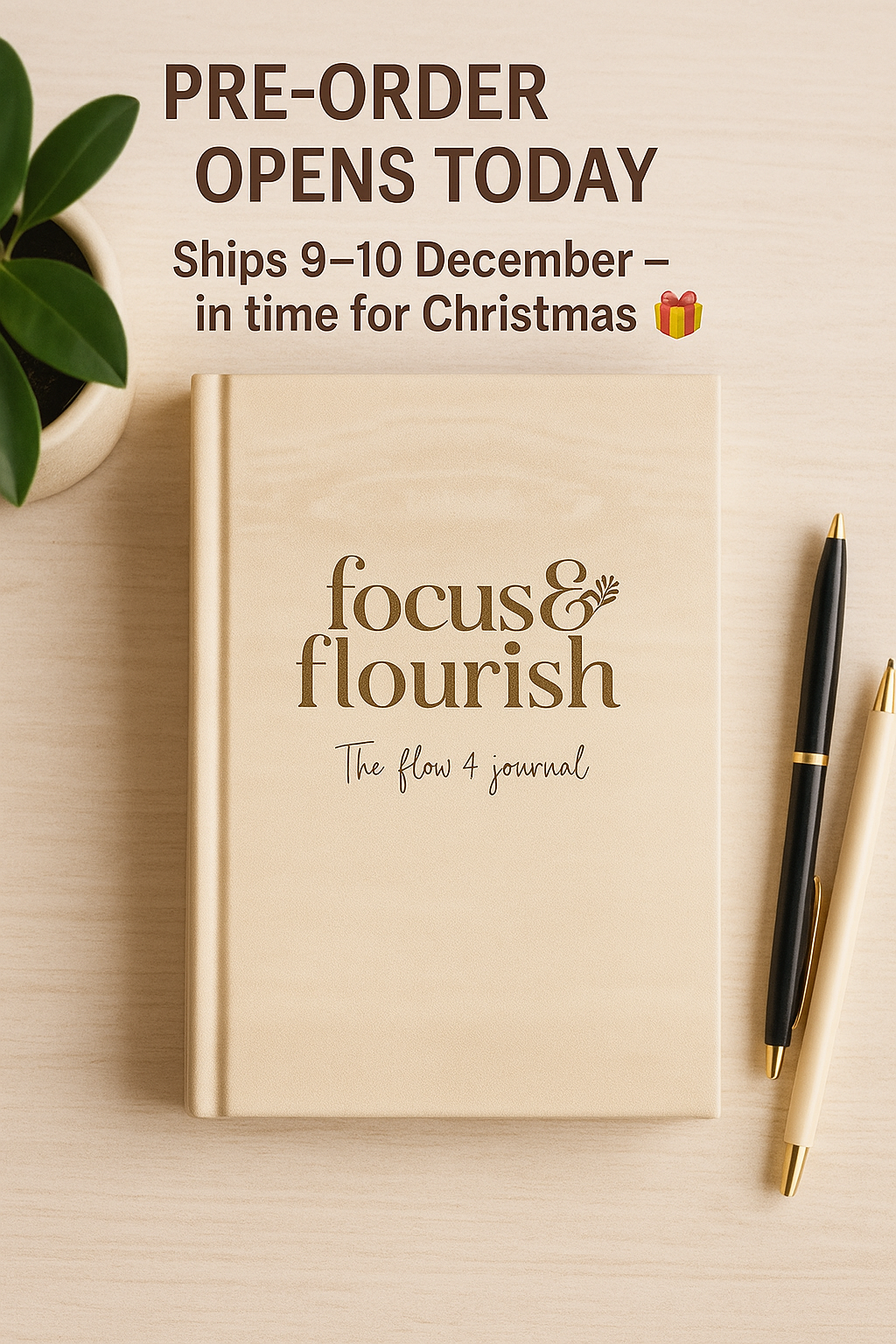 Focus & Flourish The Flow Four Journal All Shades