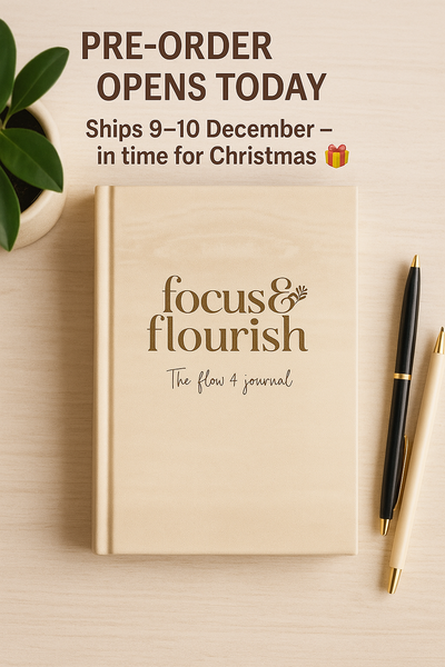 Focus & Flourish The Flow Four Journal All Shades