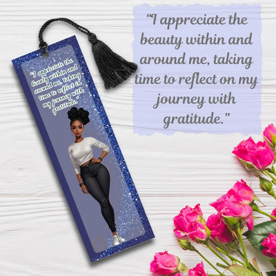 I appreciate The Beauty Within and Around Me… - Affirmation Bookmark All Shades