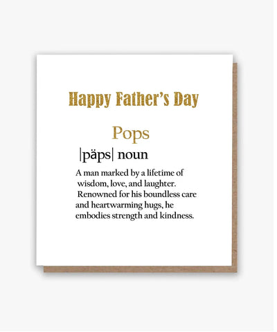 Pops Card - All Shades