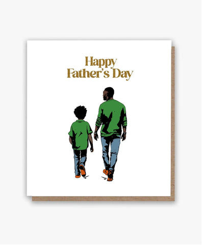 Bigger Boy Happy Father’s Day Card - All Shades