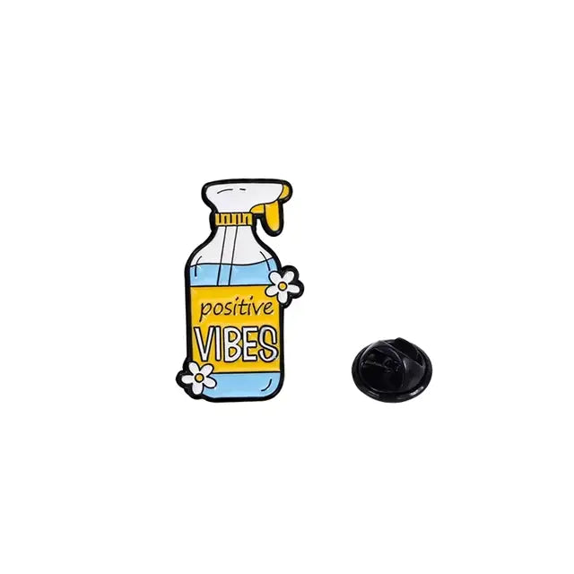 Positive Vibes Enamel Pin All Shades