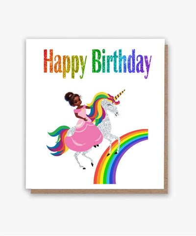 Happy Birthday Unicorn Card - All Shades