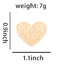 More Self Love - Enamel Pin All Shades