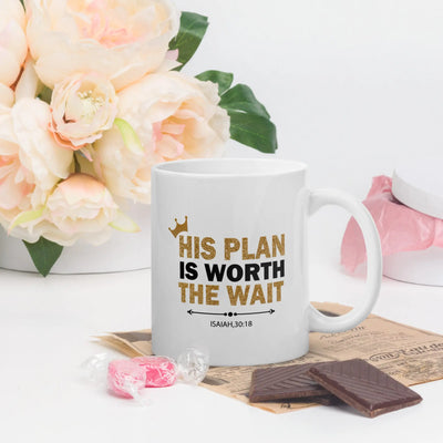 God Says You Are - Inspirational Bible Verses - White glossy mug All Shades