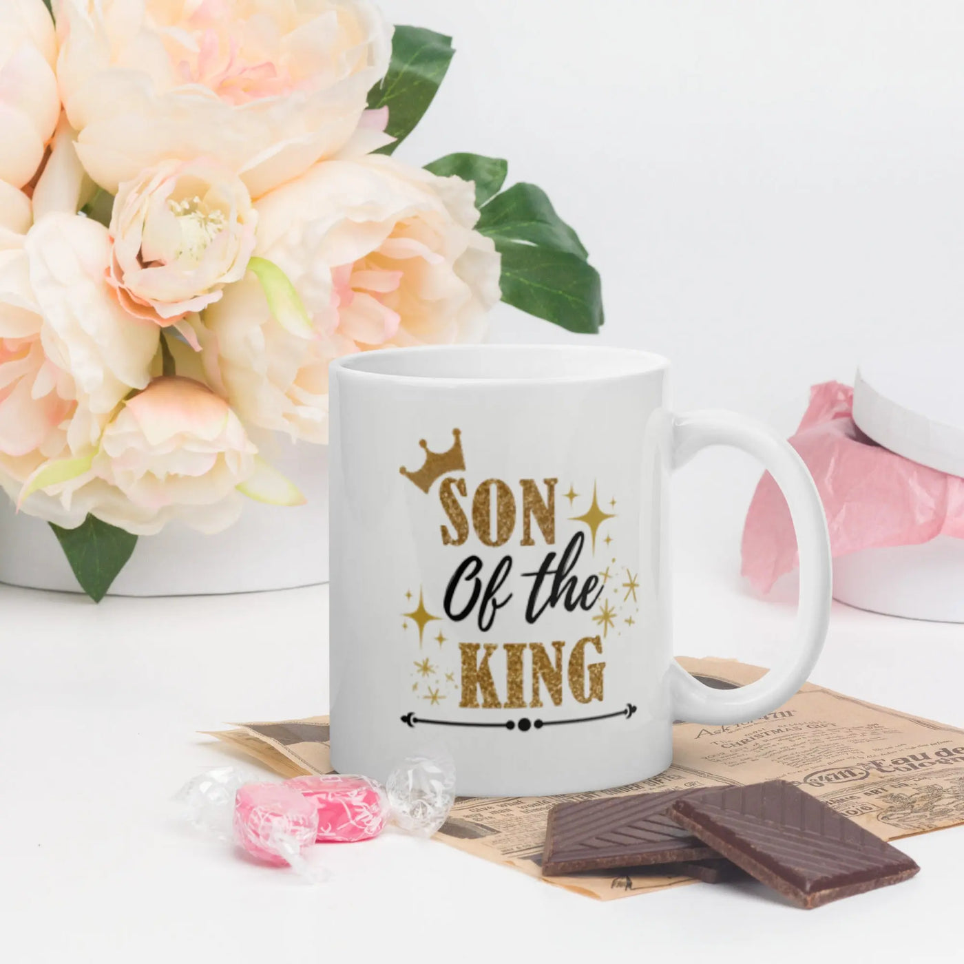 Son of the King - White glossy mug All Shades