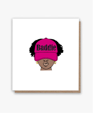 Baddie (Lighter Skintone) Birthday Card