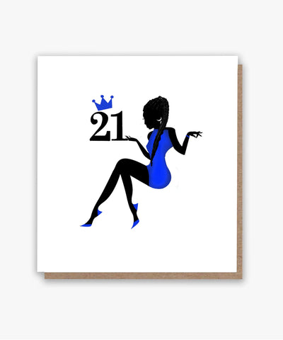 Happy 21st Card! (B)
