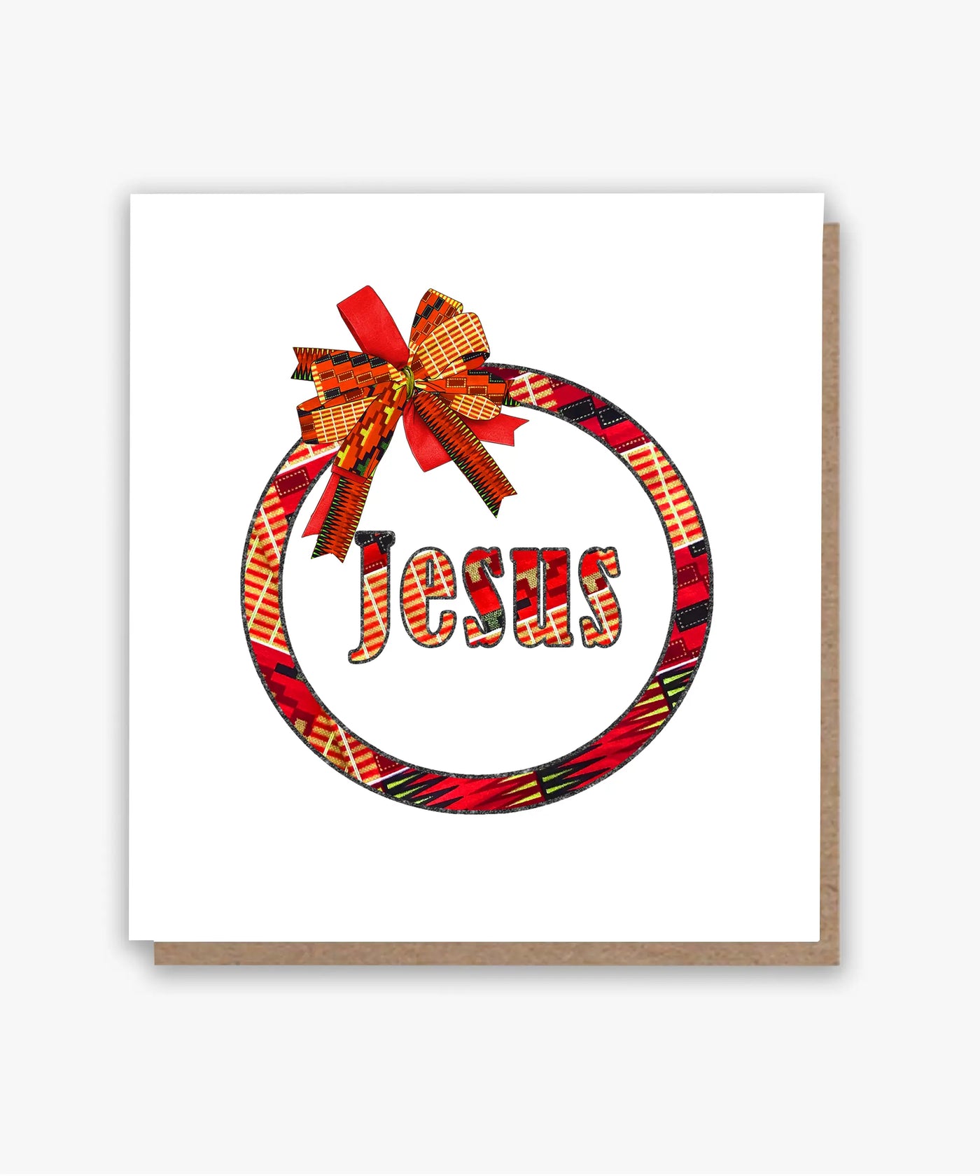 Jesus Kente Wreath