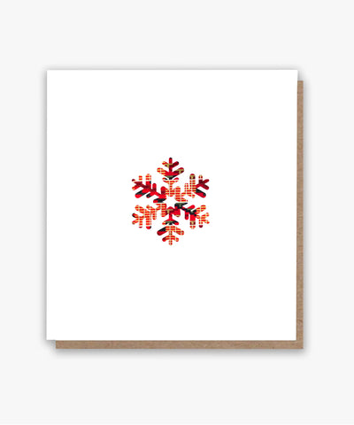 Kente Snowflake Card (R)